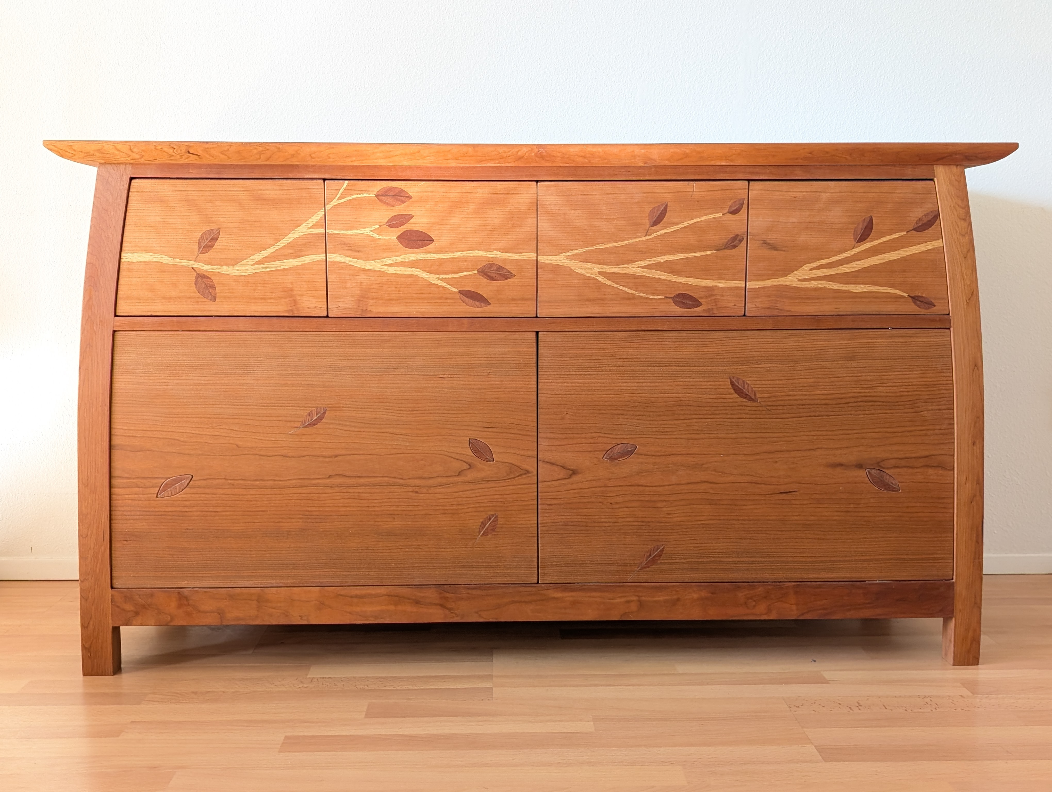 Marquetry sideboard